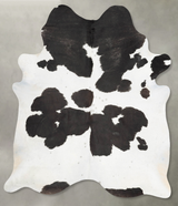 Black and White XX-Large Brazilian Cowhide Rug 7'11"H x 6'4"W #B29249 by Hudson Hides