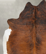 Medium Brindle XX-Large Brazilian Cowhide Rug 8'4"H x 7'0"W #B29250 by Hudson Hides