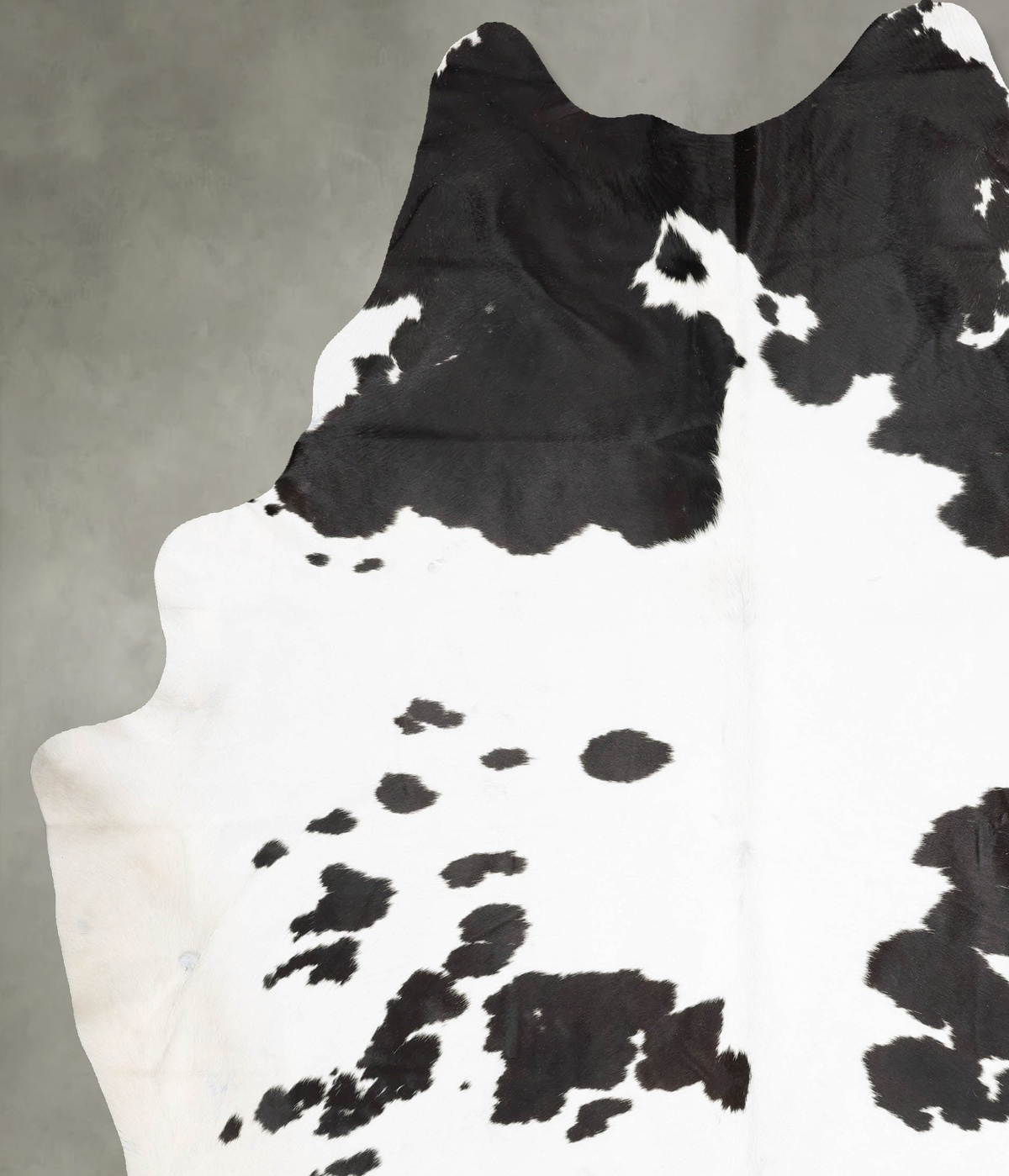 Black and White XX-Large Brazilian Cowhide Rug 9'9"H x 7'6"W #B29251 by Hudson Hides