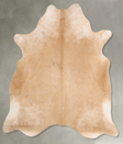 Beige XX-Large Brazilian Cowhide Rug 8'0"H x 6'10"W #B29252 by Hudson Hides