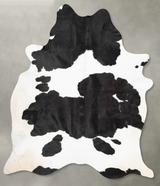 Black and White XX-Large Brazilian Cowhide Rug 8'9"H x 6'9"W #B29254 by Hudson Hides