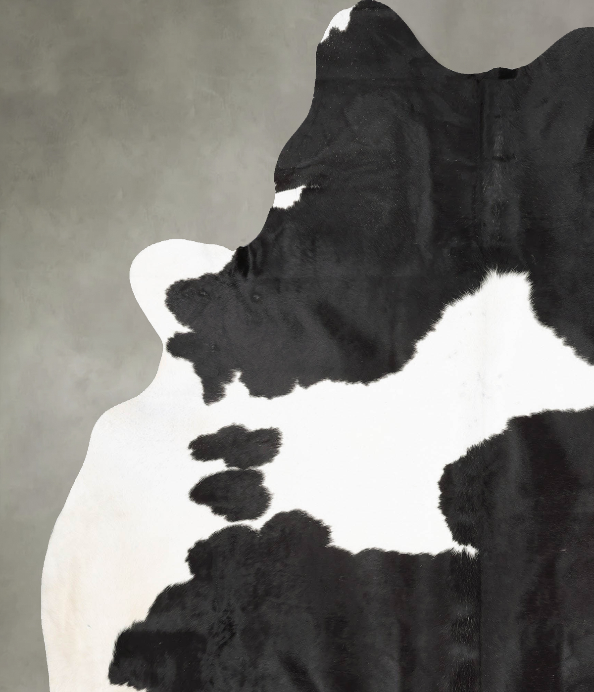 Black and White XX-Large Brazilian Cowhide Rug 8'9"H x 6'9"W #B29254 by Hudson Hides