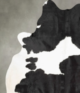 Black and White XX-Large Brazilian Cowhide Rug 8'9"H x 6'9"W #B29254 by Hudson Hides