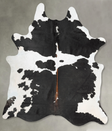 Chocolate and White XX-Large Brazilian Cowhide Rug 8'8"H x 7'0"W #B29259 by Hudson Hides