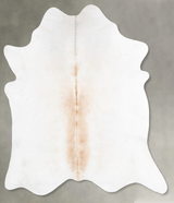 Grey with Beige X-Large Brazilian Cowhide Rug 7'3"H x 6'7"W #B29263 by Hudson Hides
