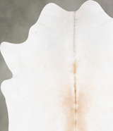 Grey with Beige X-Large Brazilian Cowhide Rug 7'3"H x 6'7"W #B29263 by Hudson Hides