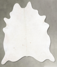 Ivory with Beige XX-Large Brazilian Cowhide Rug 8'3"H x 7'0"W #B29264 by Hudson Hides