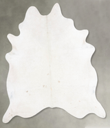 Ivory with Beige XX-Large Brazilian Cowhide Rug 8'3"H x 7'0"W #B29264 by Hudson Hides