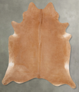 Beige XX-Large Brazilian Cowhide Rug 7'8"H x 6'10"W #B29266 by Hudson Hides