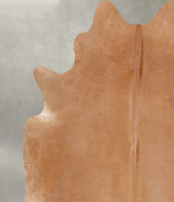 Beige XX-Large Brazilian Cowhide Rug 7'8"H x 6'10"W #B29266 by Hudson Hides