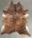 Medium Brindle XX-Large Brazilian Cowhide Rug 9'6"H x 7'8"W #B29269 by Hudson Hides