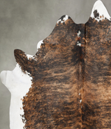 Tricolor XX-Large Brazilian Cowhide Rug 8'8"H x 7'6"W #B29271 by Hudson Hides