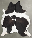 Black and White XX-Large Brazilian Cowhide Rug 7'11"H x 6'6"W #B29273 by Hudson Hides