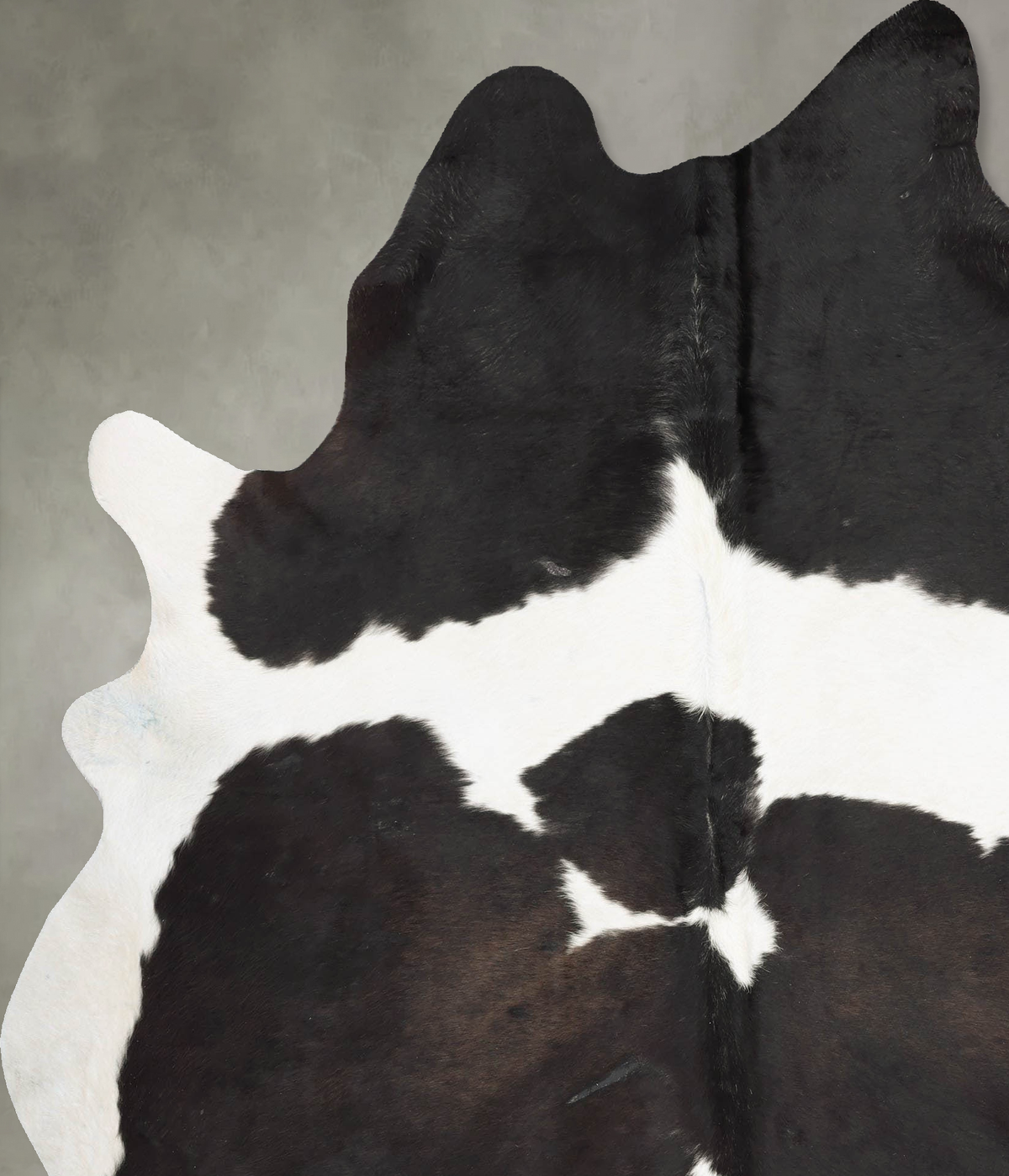 Black and White XX-Large Brazilian Cowhide Rug 7'11"H x 6'6"W #B29273 by Hudson Hides