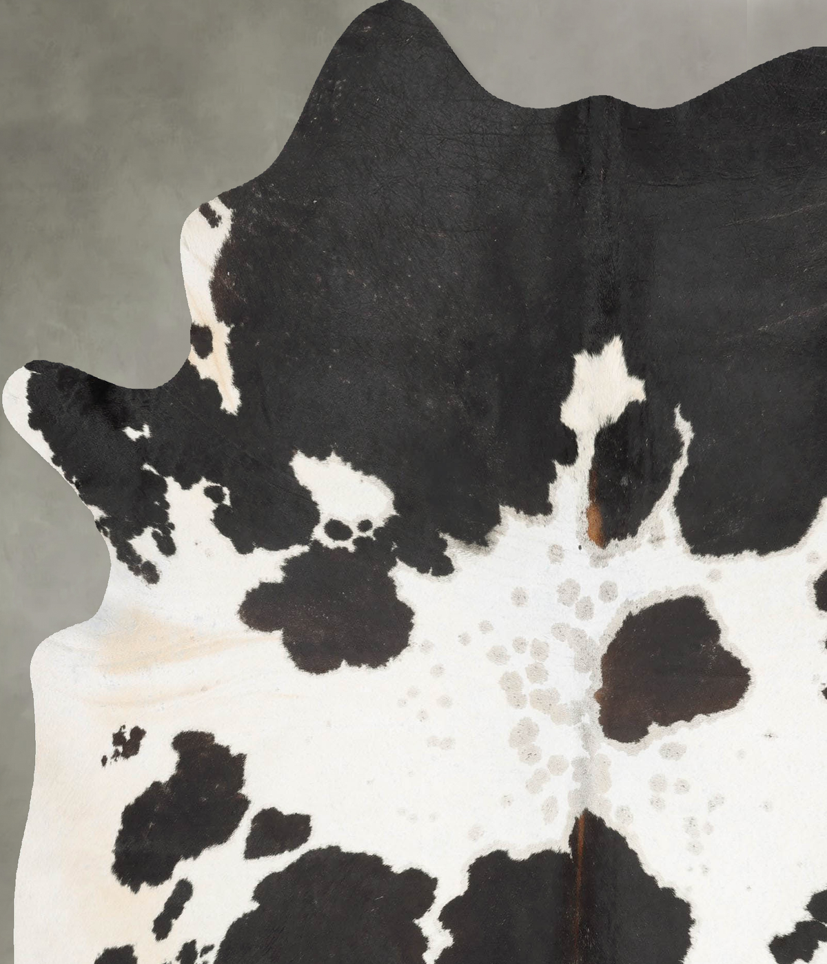 Black and White X-Large Brazilian Cowhide Rug 7'8"H x 6'3"W #B29274 by Hudson Hides