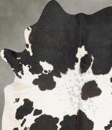 Black and White X-Large Brazilian Cowhide Rug 7'8"H x 6'3"W #B29274 by Hudson Hides