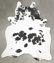 Black and White XX-Large Brazilian Cowhide Rug 9'1"H x 7'3"W #B29278 by Hudson Hides