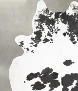 Black and White XX-Large Brazilian Cowhide Rug 9'1"H x 7'3"W #B29278 by Hudson Hides
