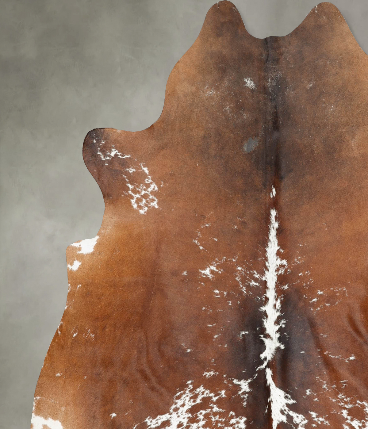 Salt and Pepper Brown XX-Large Brazilian Cowhide Rug 7'9"H x 7'0"W #B29281 by Hudson Hides