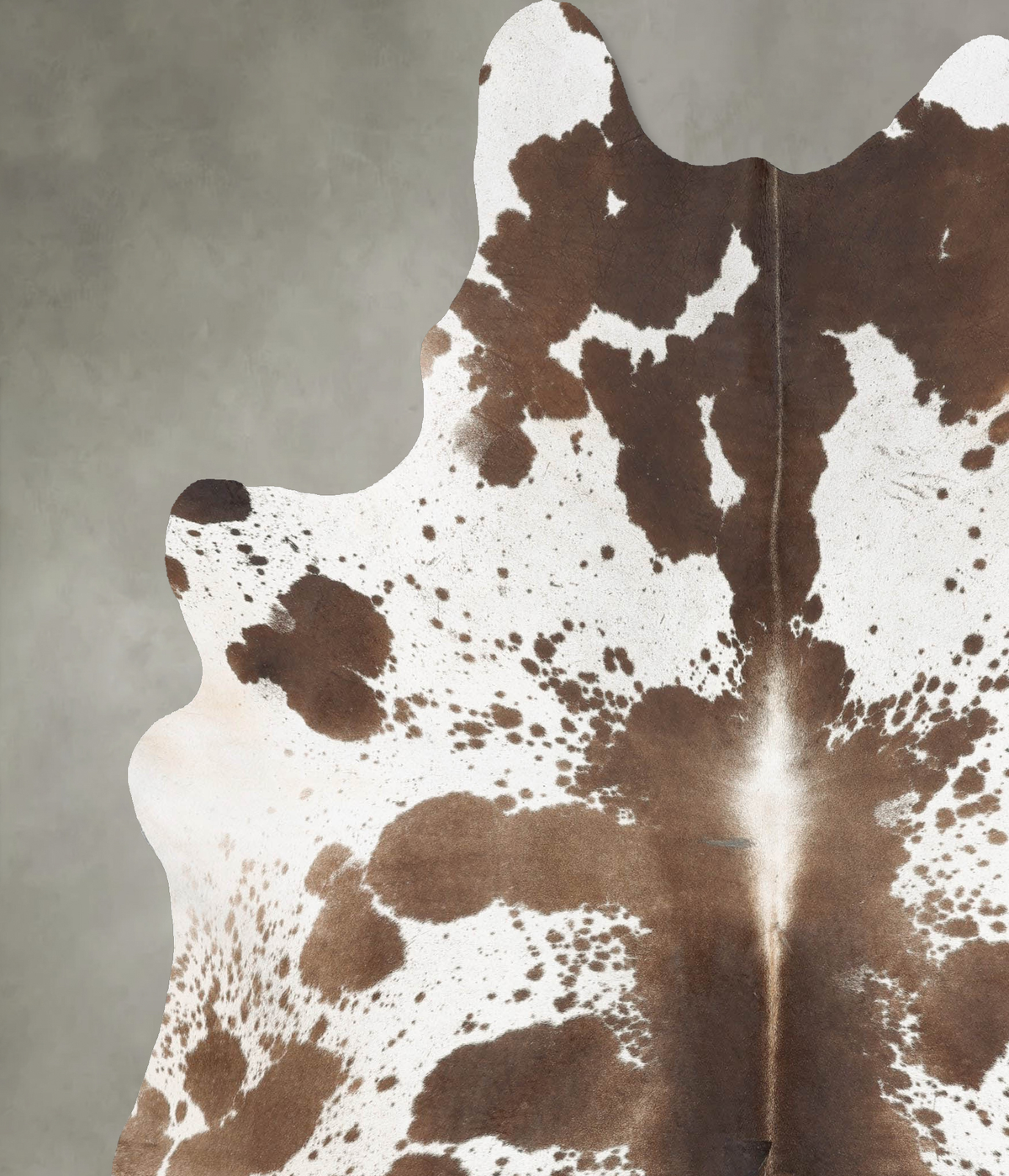 Chocolate and White XX-Large Brazilian Cowhide Rug 8'3"H x 6'11"W #B29284 by Hudson Hides