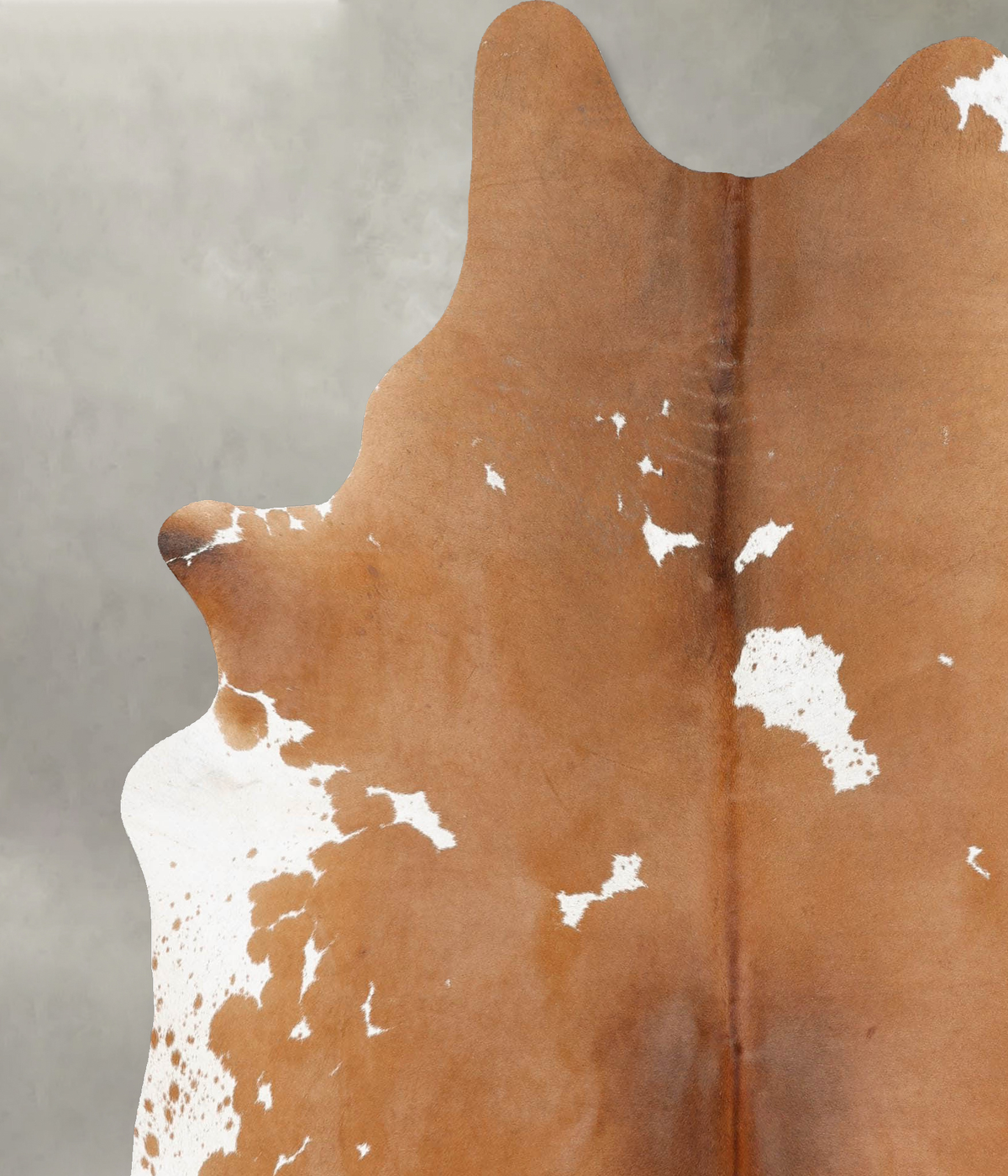 Brown and White XX-Large Brazilian Cowhide Rug 7'9"H x 6'5"W #B29285 by Hudson Hides