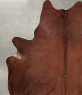 Solid Brown XX-Large Brazilian Cowhide Rug 9'2"H x 7'3"W #B29288 by Hudson Hides