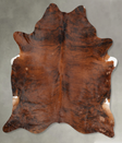 Medium Brindle XX-Large Brazilian Cowhide Rug 8'8"H x 7'4"W #B29289 by Hudson Hides