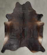 Chocolate XX-Large Brazilian Cowhide Rug 7'9"H x 6'7"W #B29290 by Hudson Hides