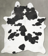 Black and White XX-Large Brazilian Cowhide Rug 8'4"H x 6'4"W #B29291 by Hudson Hides