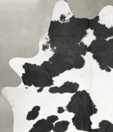 Black and White XX-Large Brazilian Cowhide Rug 8'4"H x 6'4"W #B29291 by Hudson Hides