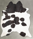 Black and White XX-Large Brazilian Cowhide Rug 7'11"H x 6'7"W #B29292 by Hudson Hides