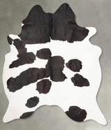 Black and White XX-Large Brazilian Cowhide Rug 7'11"H x 6'7"W #B29292 by Hudson Hides