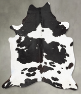 Black and White XX-Large Brazilian Cowhide Rug 8'2"H x 6'6"W #B29296 by Hudson Hides