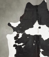 Black and White XX-Large Brazilian Cowhide Rug 8'2"H x 6'6"W #B29296 by Hudson Hides