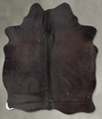 Solid Black X-Large Brazilian Cowhide Rug 7'3"H x 5'7"W #B29300 by Hudson Hides