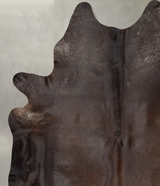 Chocolate XX-Large Brazilian Cowhide Rug 8'3"H x 6'9"W #B29305 by Hudson Hides