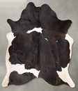 Black and White XX-Large Brazilian Cowhide Rug 8'0"H x 6'7"W #B29309 by Hudson Hides