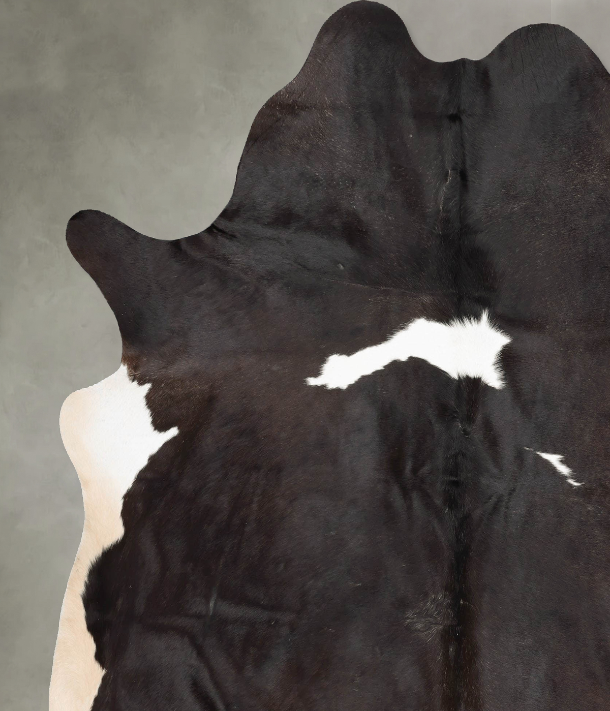 Black and White XX-Large Brazilian Cowhide Rug 8'0"H x 6'7"W #B29309 by Hudson Hides