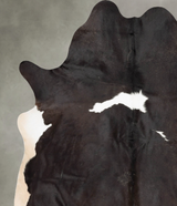 Black and White XX-Large Brazilian Cowhide Rug 8'0"H x 6'7"W #B29309 by Hudson Hides