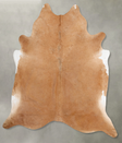 Beige XX-Large Brazilian Cowhide Rug 8'5"H x 7'7"W #B29312 by Hudson Hides