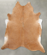 Beige XX-Large Brazilian Cowhide Rug 8'5"H x 7'7"W #B29312 by Hudson Hides