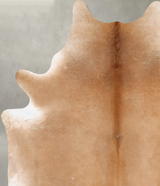 Beige XX-Large Brazilian Cowhide Rug 9'0"H x 6'11"W #B29314 by Hudson Hides