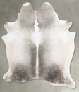 Medium Grey X-Large Brazilian Cowhide Rug 7'7"H x 5'10"W #B29315 by Hudson Hides