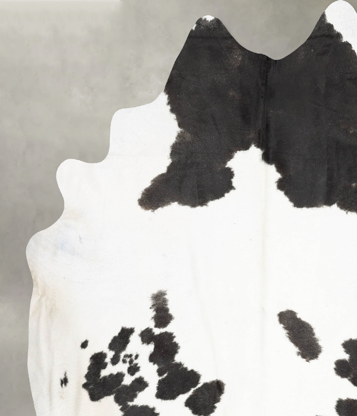 Black and White XX-Large Brazilian Cowhide Rug 9'0"H x 7'7"W #B29317 by Hudson Hides