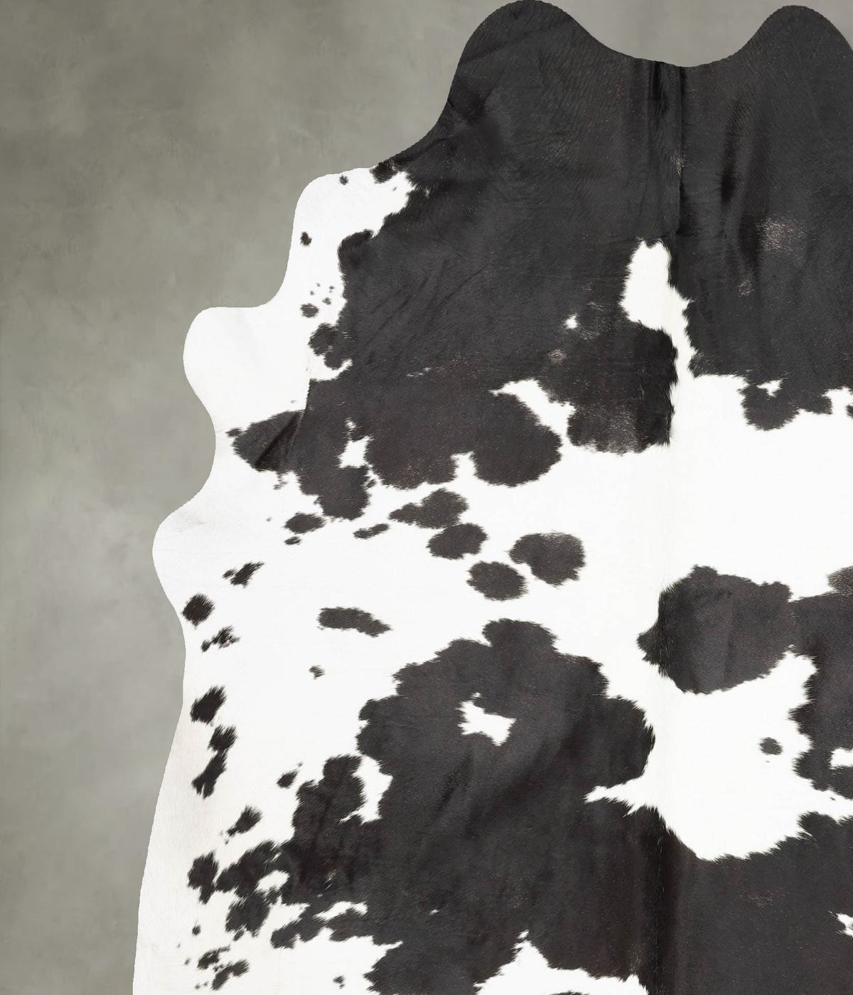 Black and White XX-Large Brazilian Cowhide Rug 8'0"H x 6'6"W #B29318 by Hudson Hides