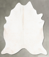 Ivory with Beige X-Large Brazilian Cowhide Rug 7'8"H x 6'3"W #B29321 by Hudson Hides
