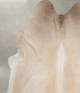 Beige XX-Large Brazilian Cowhide Rug 8'7"H x 7'4"W #B29324 by Hudson Hides