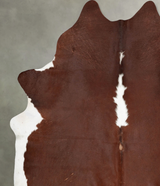 Hereford XX-Large Brazilian Cowhide Rug 8'2"H x 7'3"W #B29329 by Hudson Hides