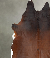 Warm Caramel XX-Large Brazilian Cowhide Rug 8'8"H x 7'7"W #B29330 by Hudson Hides