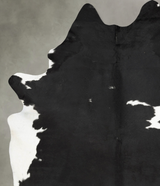 Black and White XX-Large Brazilian Cowhide Rug 9'0"H x 6'2"W #B29331 by Hudson Hides